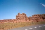    wyjedamy z Capitol Reef NP   